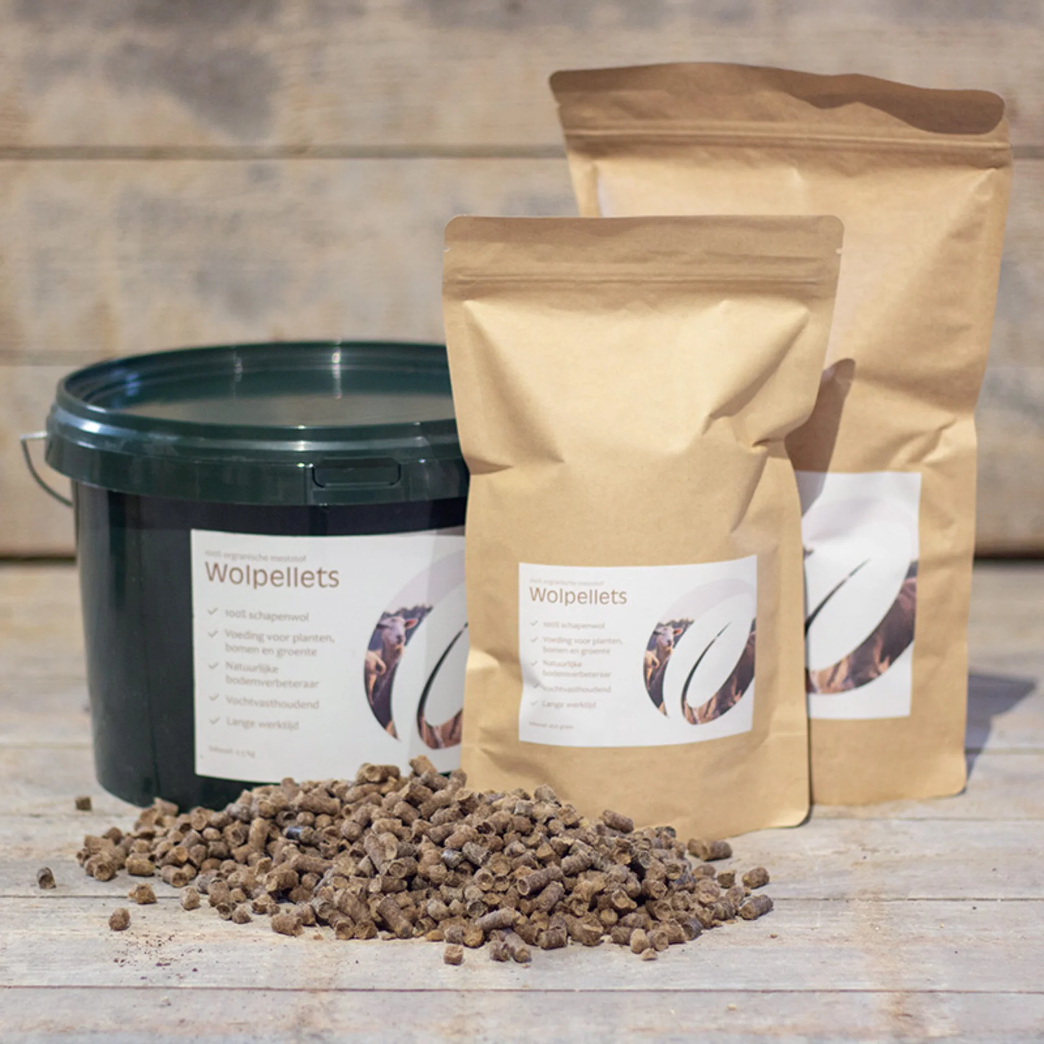 Wolpellets 2,5 kg - Dutch Wool - Image 3